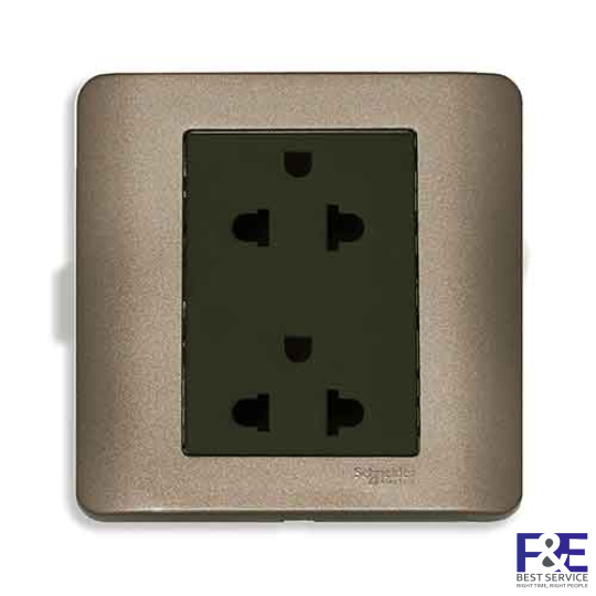 Ổ cắm đôi 3 chấu 16A Schneider E84426UES2_SZ_G19
