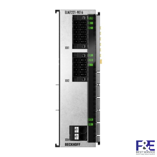 ELM7221-9016 | EtherCAT Terminal, 1-channel motion interface, servo motor, 48 V DC, 8 A, OCT, STO, TwinSAFE Logic