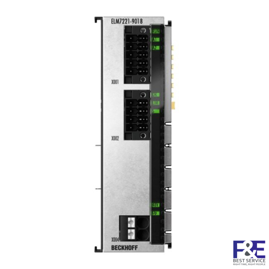 ELM7221-9018 | EtherCAT Terminal, 1-channel motion interface, servo motor, 48 V DC, 8 A, OCT, STO, Safe Motion, TwinSAFE Logic