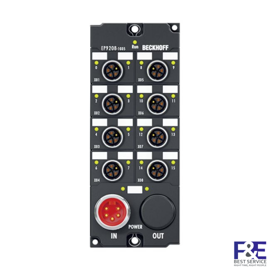 EP9208-1035 | EtherCAT Box, 8-channel power distribution, passive, M12, L-coded