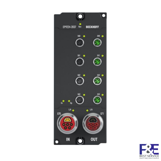 EP9224-2037 | EtherCAT Box, 4-port junction, with power supply, ENP, B17