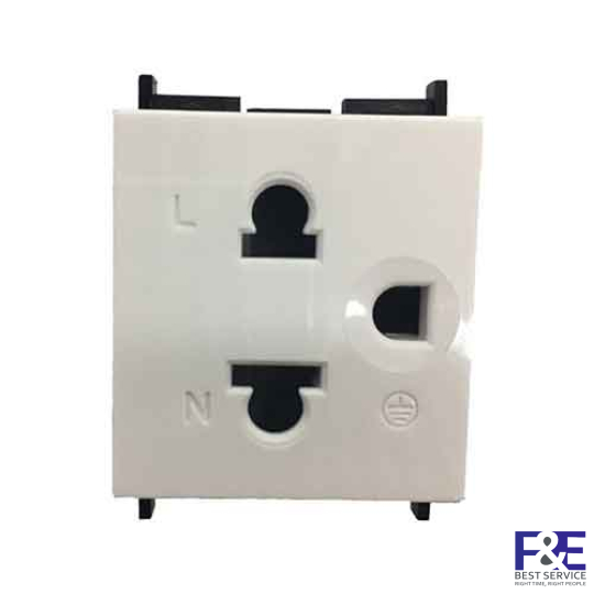 Ổ cắm đơn 3 chấu, 16A, size M F1426UESM_WE_G19