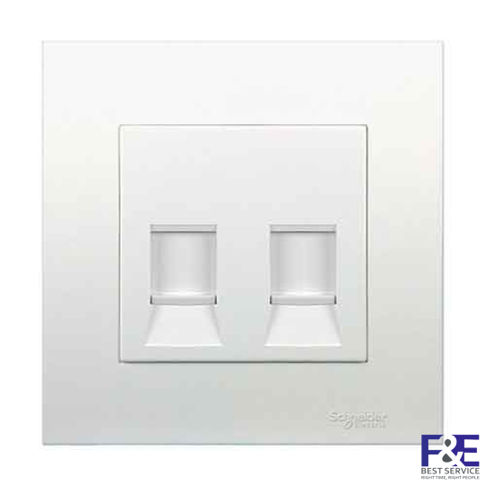 Ổ cắm mạng Cat6 đôi Schneider KB32RJ6