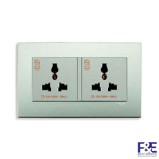 Ổ cắm đôi đa năng 13A KBT413S_AS_G19