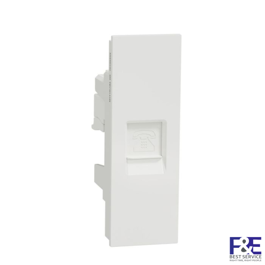 Ổ cắm điện thoại size S Schneider M3T1RJ4M_WE