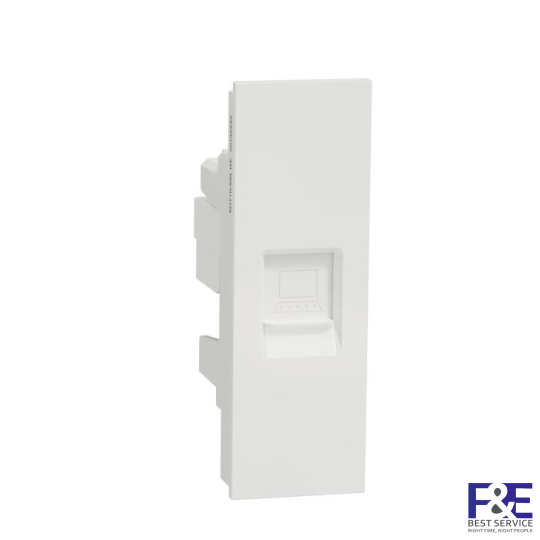 Ổ cắm mạng cat6 size S Schneider M3T1RJ6M_WE