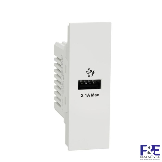 Ổ sạc USB type A 2.1A size S Schneider M3T_USB_WE