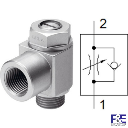 Van ti&#234;́t lưu Festo GRLA-1/8-B