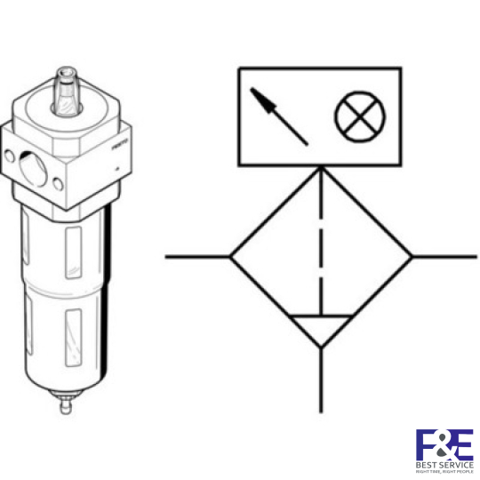 Bộ lọc kh&#237; n&#233;n Festo&#160;LFMB-D-MINI-DA-A