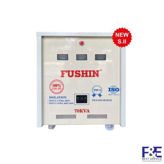 Biến áp cách ly 3 pha 380V ra 460-480V 70KVA (Dây Nhôm)