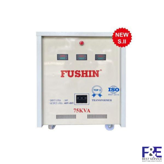 Biến áp tự ngẫu 3 pha 380V ra 460-480V 75KVA (Dây Nhôm)