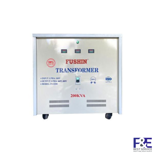 Biến áp tự ngẫu 3 pha 380V ra 460-480V 200KVA (Dây Đồng)