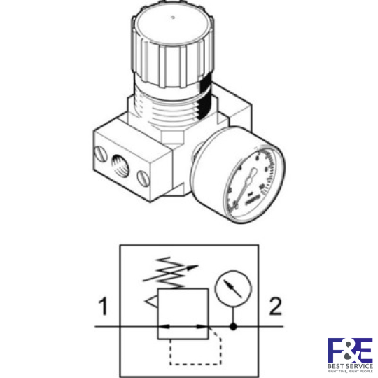 Bộ chỉnh &#225;p Festo LR-1/8-D-7-MICRO