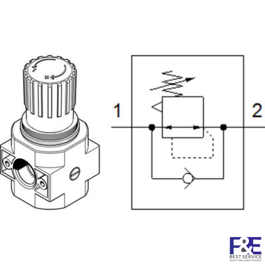 Bộ chỉnh &#225;p Festo LR-D-DI-MAXI