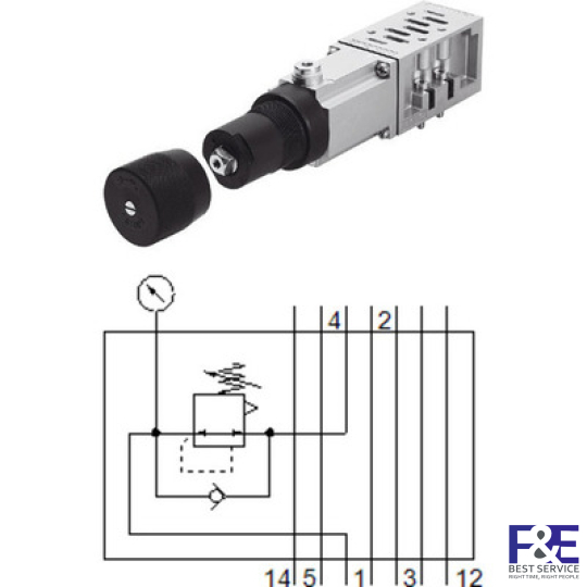 Bộ chỉnh &#225;p Festo LR-ZP-P-D-3