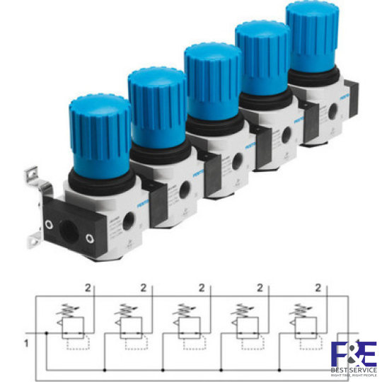 Bộ chỉnh &#225;p Festo LRB-1/2-DO-K5-MIDI