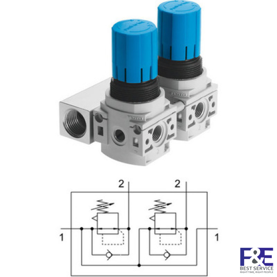 Bộ chỉnh &#225;p Festo LRB-1/4-DB-7-O-K2-MINI