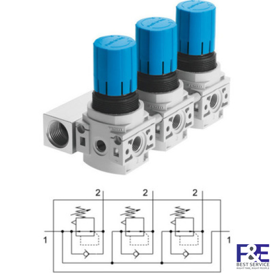 Bộ chỉnh &#225;p Festo LRB-1/4-DB-7-O-K3-MINI