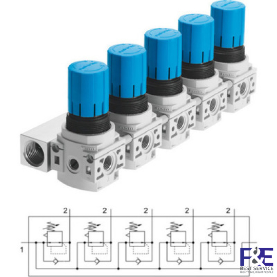 Bộ chỉnh &#225;p Festo LRB-1/4-DB-7-O-K5-MINI