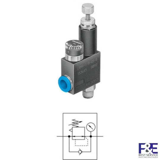 Bộ chỉnh &#225;p Festo LRMA-1/4-QS-8