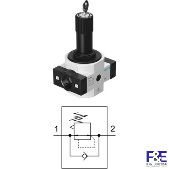 Bộ chỉnh &#225;p Festo LRS-3/8-D-7-O-I-MINI