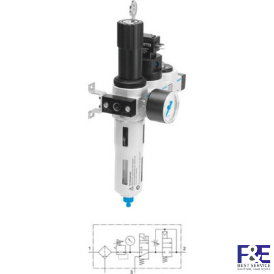 Bộ chỉnh lọc Festo&#160;-LFRS-1/8-D-MINI-KD