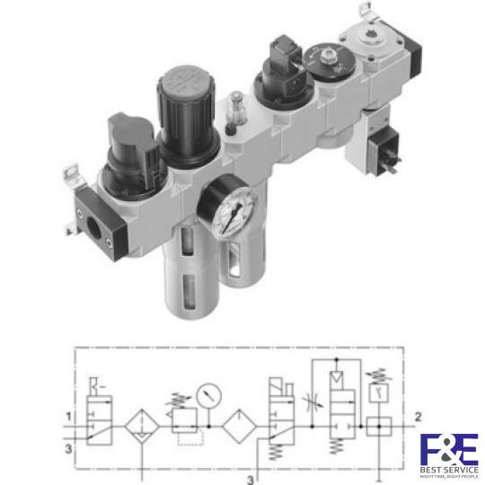 Bộ lọc kh&#237; n&#233;n Festo-FRC-1/8-D-MINI-KF-A