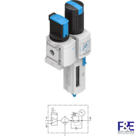 Bộ lọc kh&#237; n&#233;n Festo&#160;MSB4-1/4-C3J2-WP