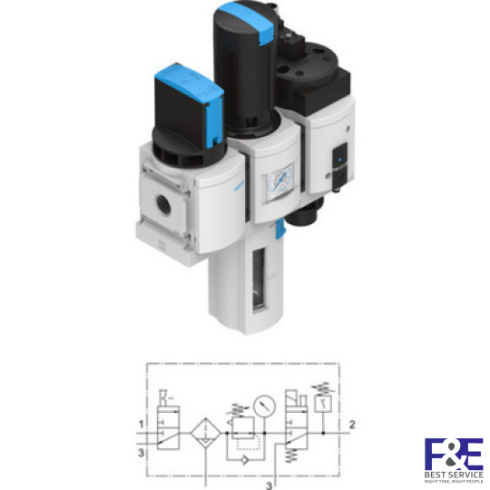 Bộ lọc kh&#237; n&#233;n Festo&#160;MSB6-1/2-C3-J1-D14-WP