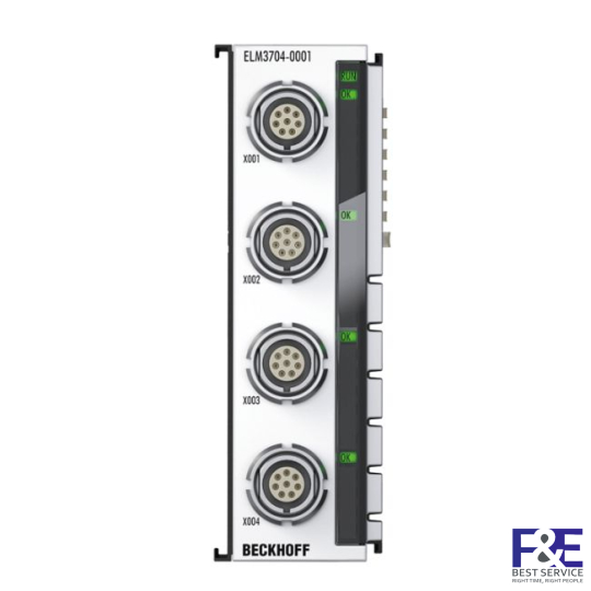 ELM3704-0001 | EtherCAT Terminal, 4-channel analog input, multi-function, 24 bit, 10 ksps, LEMO
