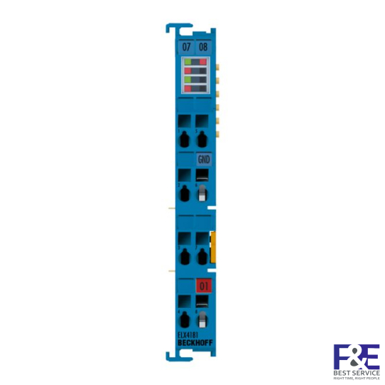 ELX4181 | EtherCAT Terminal, 1-channel analog output, current, 0/4…20 mA, 16 bit, single-ended, HART, Ex i