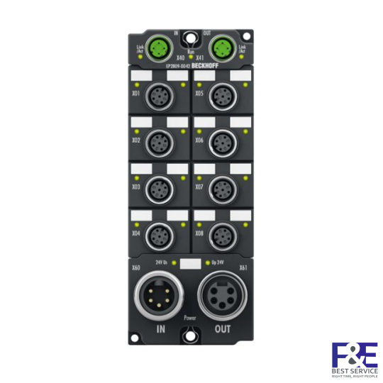 EP2809-0042 | EtherCAT Box, 16-channel digital output, 24 V DC, 0.5 A, M12