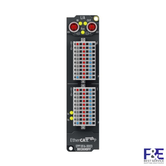 EPP1816-0003 | EtherCAT P Box, 16-channel digital input, 24 V DC, 10 µs, IP 20 connector