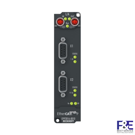 EPP2816-0010 | EtherCAT P Box, 16-channel digital output, 24 V DC, 0.5 A, D-sub