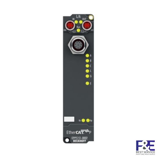 EPP5151-0002 | EtherCAT P Box, 1-channel encoder interface, incremental, 24 V DC HTL, 1 MHz, M12