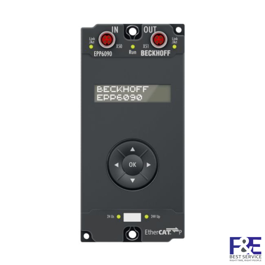 EPP6090-0000 | EtherCAT P Box, display with navigation switch, operating hours counter