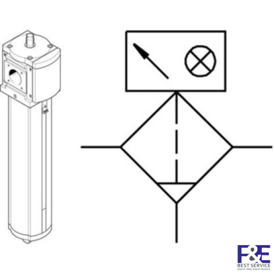 Bộ lọc kh&#237; n&#233;n Festo&#160;MS9-LFM-1-BUM-DA