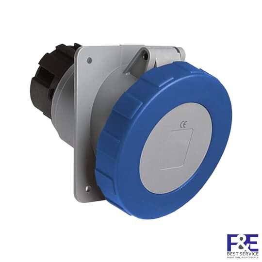 2CMA167442R1000 &#8211; Ổ cắm âm dạng nghiêng ABB 263RAU6W 63A 2P+E 220-250V IP67