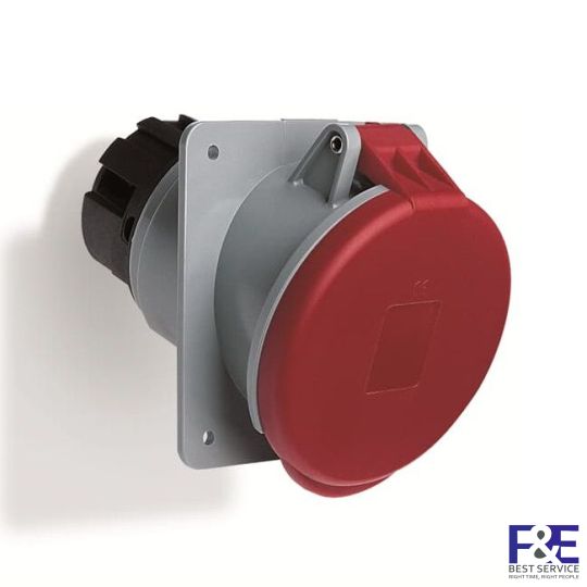 2CMA167430R1000 &#8211; Ổ cắm âm dạng nghiêng ABB 463RAU6 63A 3P+N+E 346-415V IP44
