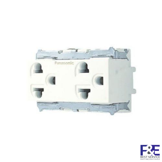 Ổ cắm đôi Panasonic WNG159237W