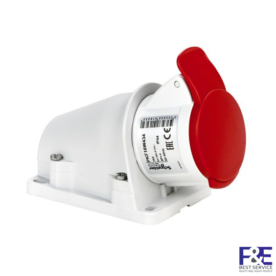 Ổ cắm nổi Schneider PKF16W434, 16A, 3P+E, 400V