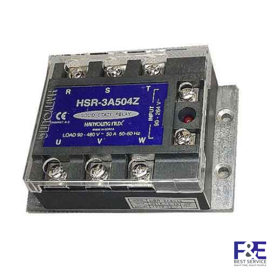 Rơ le bán dẫn Hanyoung HSR-3A504Z 50A 3 Pha