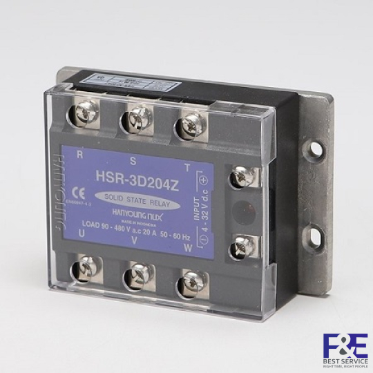 Rơ le bán dẫn Hanyoung HSR-3D204Z 20A 3 Pha