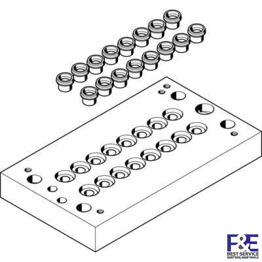 Tấm kết nối Festo CPV14-VI-P8-1/8-C