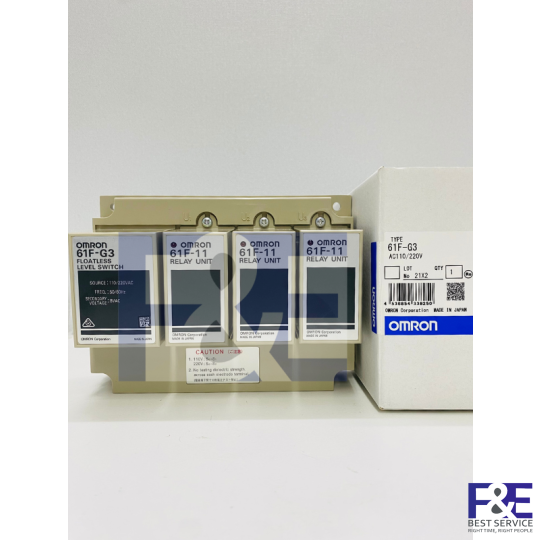 BỘ ĐIỀU KHIỂN MỨC OMRON 61F-G3 AC110/220 - FNE