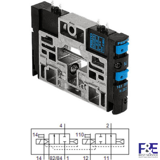 Van điện từ Festo CPV14-M1H-2OLS-2GLS-1/8