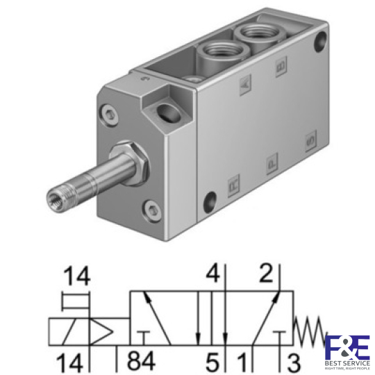 Van điện từ Festo MFH-5-1/4-S-NPT