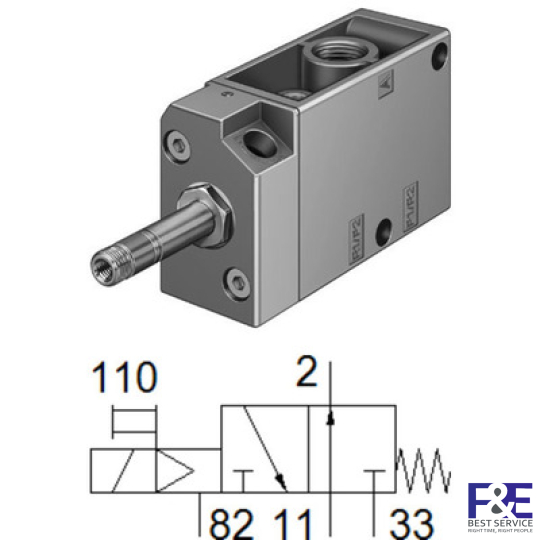 Van điện từ Festo MOFH-3-1/4