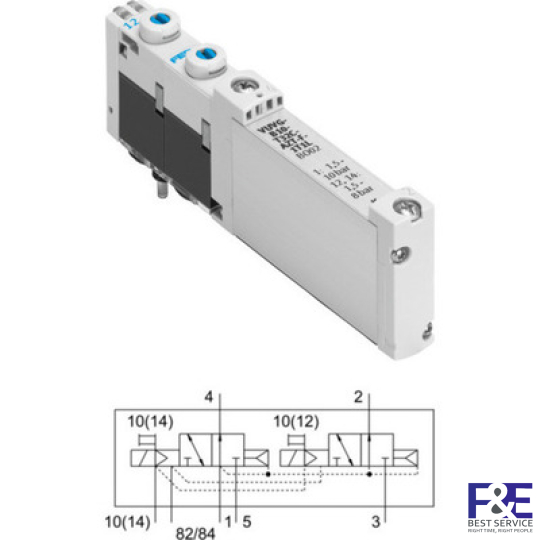 Van điện từ Festo-VUVG-B10-T32U-AZT-F-1T1L-EX2C