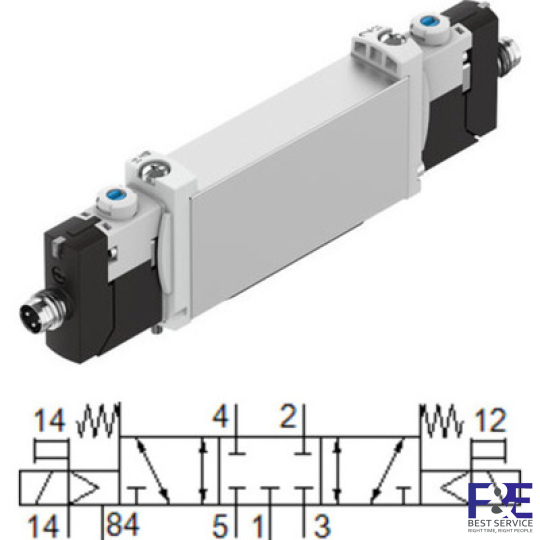 Van điện từ Festo VUVG-B14-P53C-ZT-F-1R8L